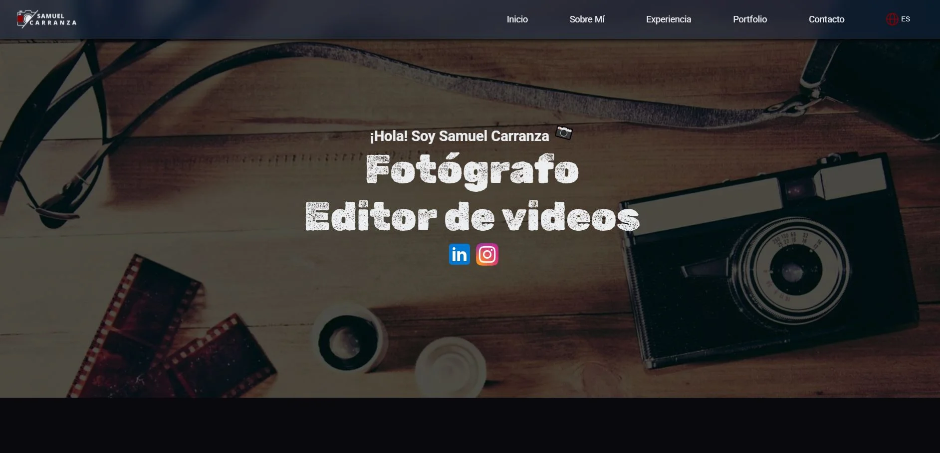 Portfolio Samuel Carranza cover