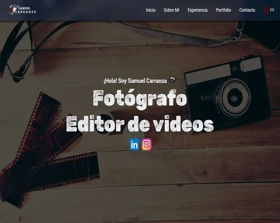 Portfolio Samuel Carranza cover
